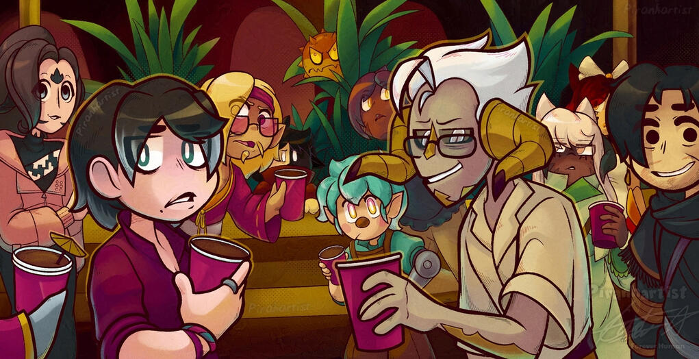 Commission work for a friend inspired by FFXIV © Square Enix