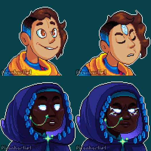 PrincePangolin Game Jam Character Designs